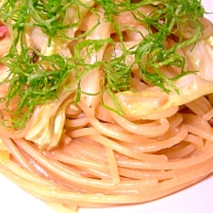 いか塩辛ときゃべつでパスタ レシピ 作り方 By Chi You 楽天レシピ